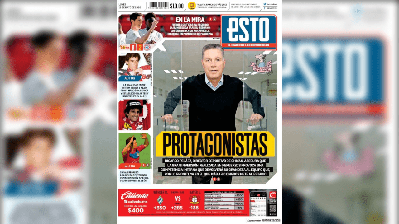 El mundo deportivo extraña la actividaad y las portadas de los diarios más imporotantes en el mundo ven una luz al final del túnel.