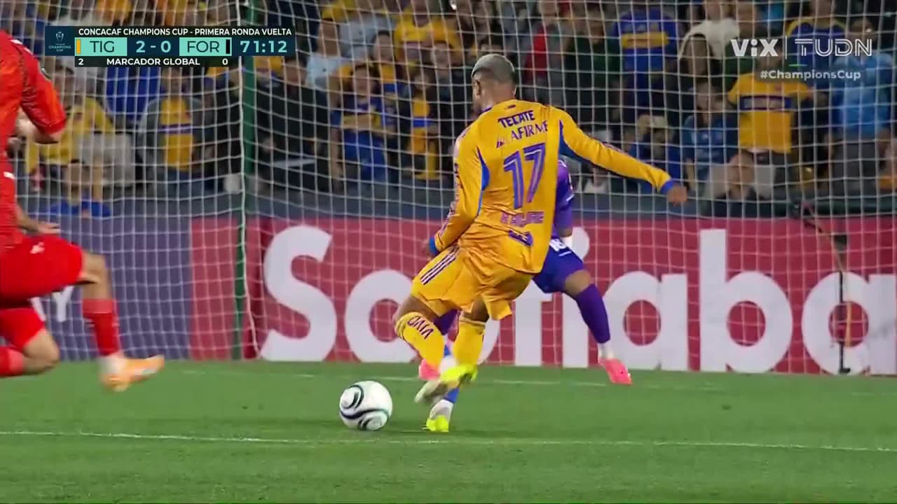 ¡Obra de arte del Búfalo! Golazo y doblete para el segundo de Tigres