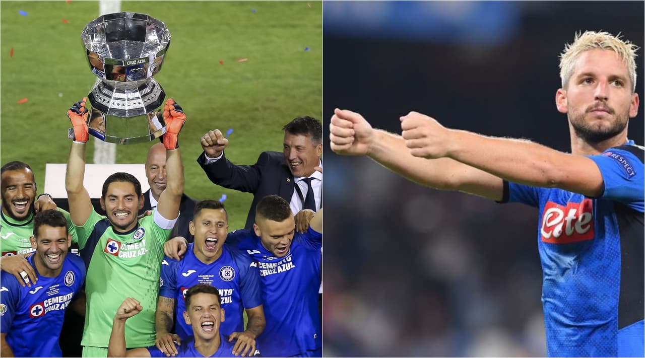Napoli felicita a Cruz Azul por un nuevo título