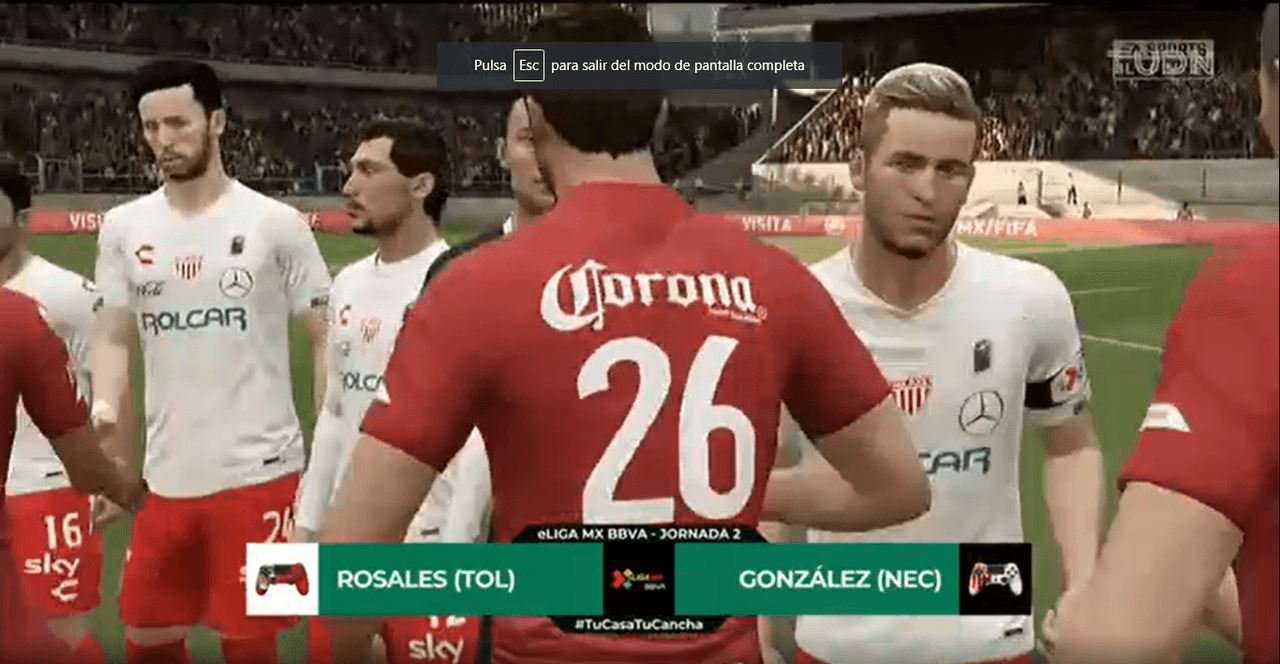 Las escuadras dirigidas por Diego Rosales (Toluca) y Jairo González (Necaxa), terminaron un emocionante partido en empate. Toluca iba arriba en la primera mitad, pero un error le costó caro y al final terminó el partido 3-3.