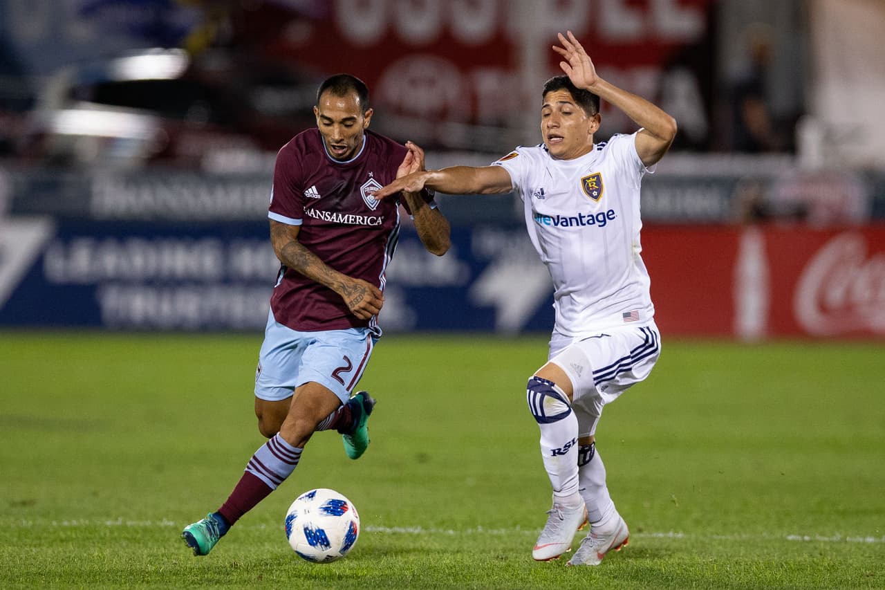 Otro venezolano de la Major League Soccer -Jefferson Savarino, atacante de Real Salt Lake- hizo de las suyas en la goleada 6-0 sobre Colorado Rapids. (USA Today Images)