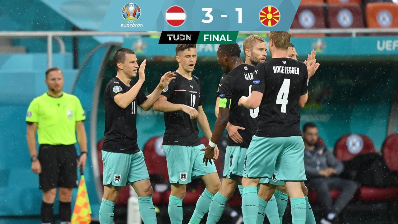 Alaba guía el triunfo de Austria sobre la Macedonia de Pandev