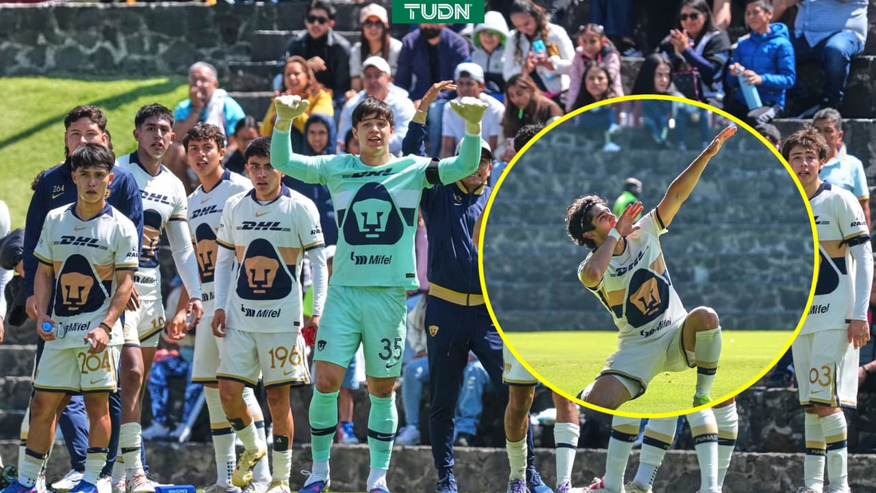 Pumas Sub 21 vence al América por la mínima y lo festejan como el Cuau