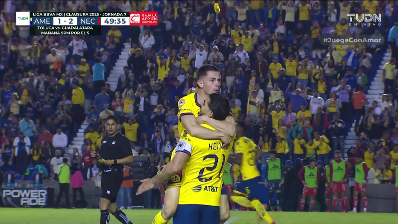 ¡Apararece el Maguito! Golazo de las Águilas gran jugada de Henry