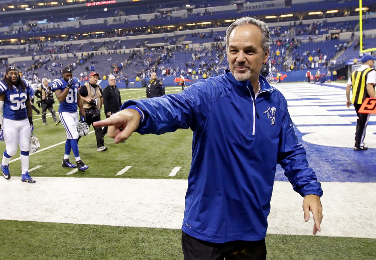 Chuck Pagano (2012-2015) (32 victorias, 20 derrotas).