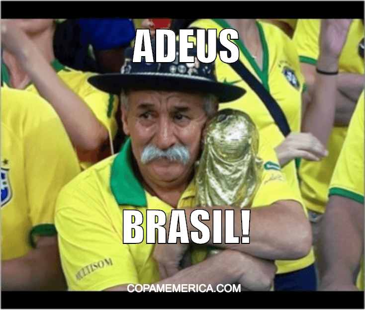 La eliminación de Brasil con un polémico gol de Perú no fue perdonada por las redes sociales que con memes se burlaron.