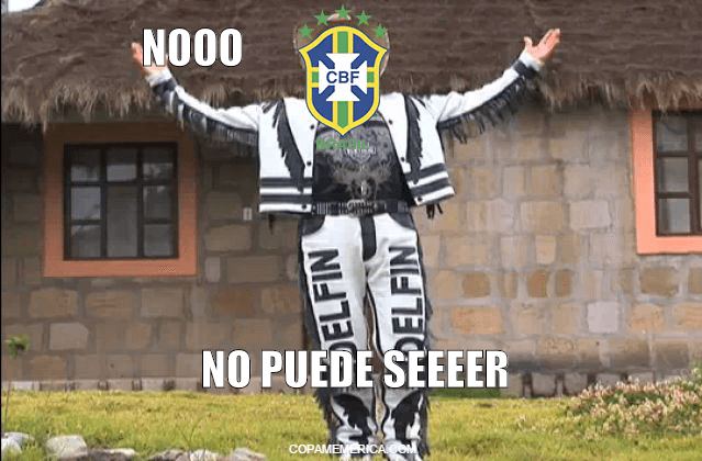 La eliminación de Brasil con un polémico gol de Perú no fue perdonada por las redes sociales que con memes se burlaron.
