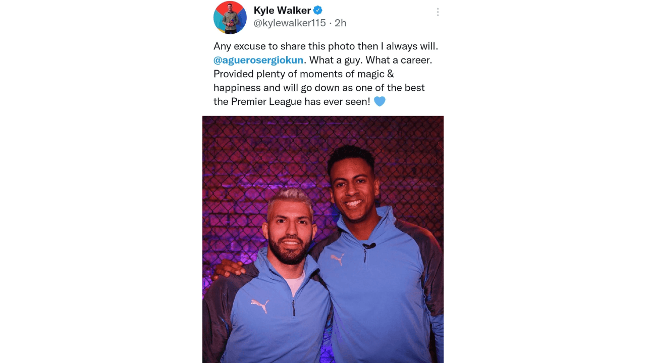 El mundo del futbol se despide de un grande, Sergio 'Kun' Agüero anunció su retiro de las canchas por problemas cardiacos, lo cual causó reacciones en redes. Compañeros de cancha, equipos y fanáticos, le dedicaron palabras, imágenes y videos por su gran trayectoria, su talento y, sobre todo, por su calidad. humana, ¡hasta luego, Kun!