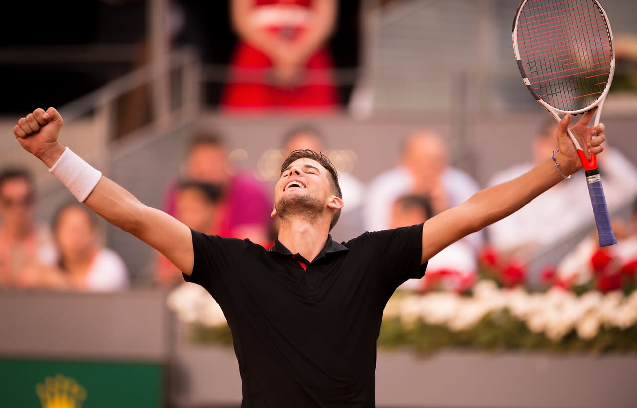 Sin embargo, Dominic Thiem fue capaz de doblegar al español 7-5, 6-3.