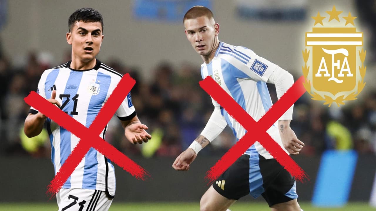 Paulo Dybala y Franco Mastantuono; grandes ausencias de Argentina rumbo al Mundial 2026