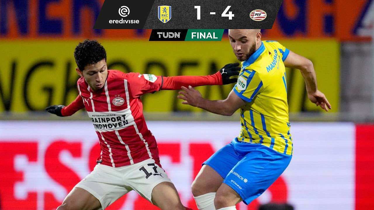 El PSV dominó para quedarse con liderato en la Eredivisie