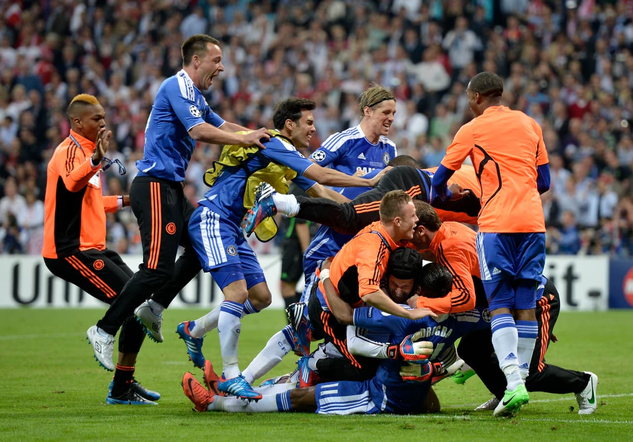 7. El gol de Didier Drogba en la final del 2011/2012 que forzó el extratiempo y la definición por penales que coronó al Chelsea ante el Bayern Múnich.