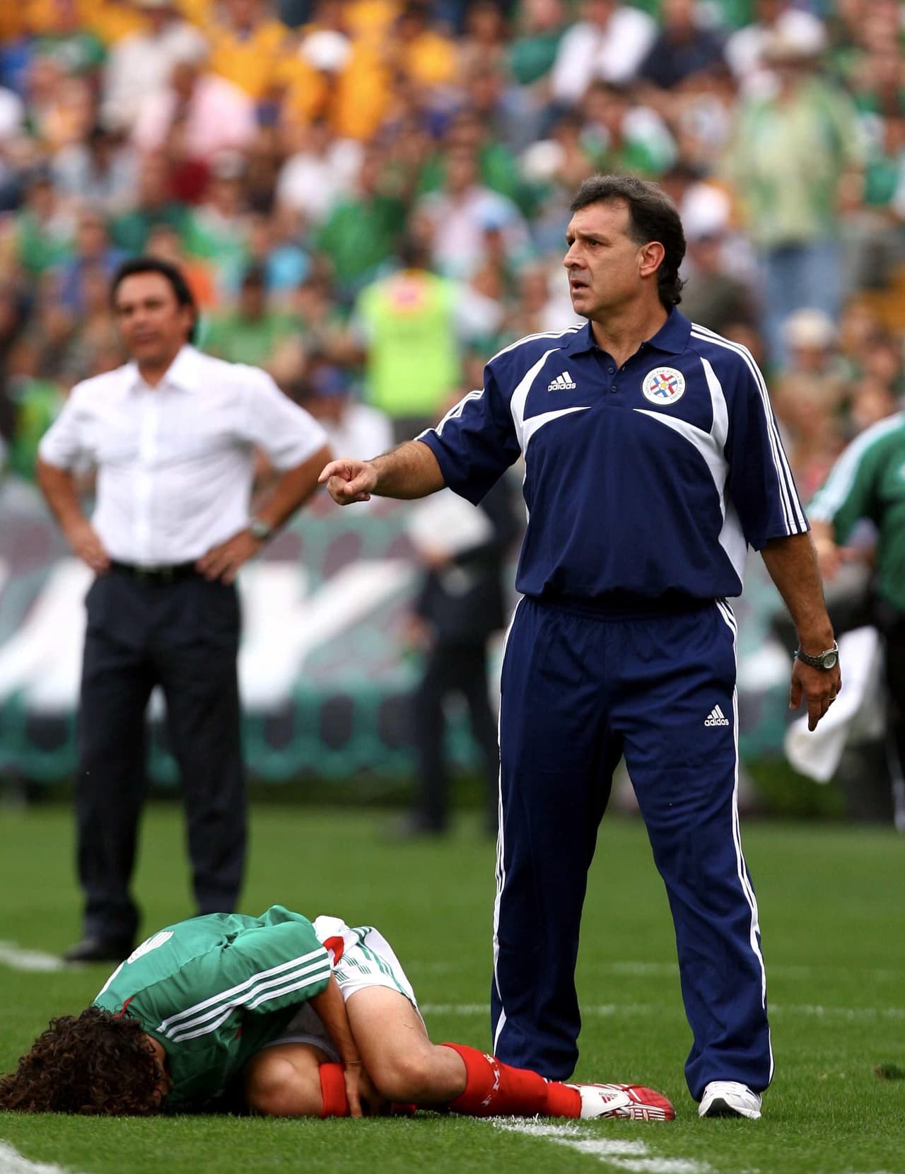 En cuartos de final, los guaraníes se midieron contra el Tri de Hugo Sánchez.