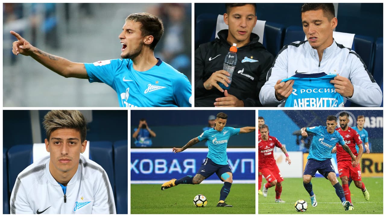 Son en total cinco los elementos argentinos del Zenit de San Petersburgo: todos ellos con nivel para la Albiceleste.