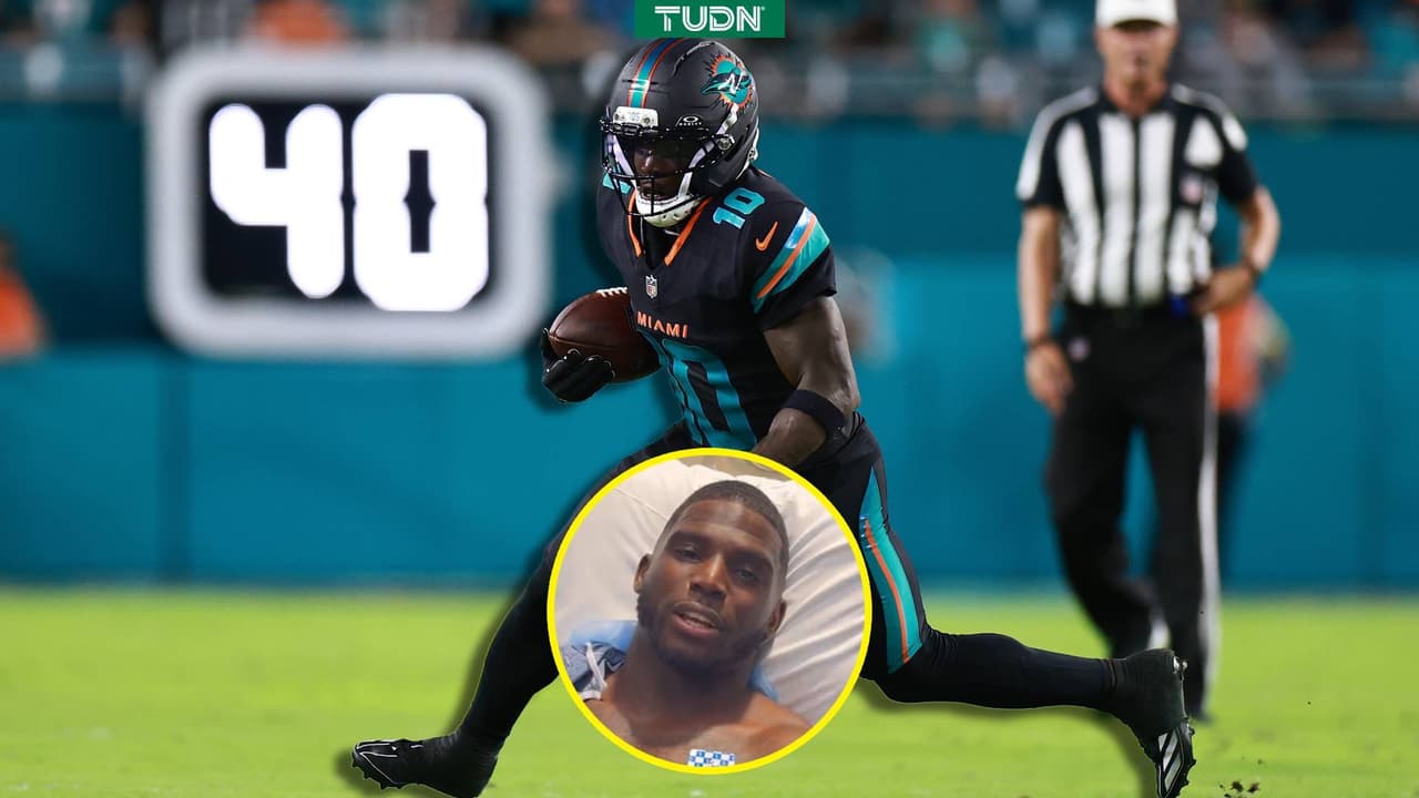 Tyreek Hill fue operado con éxito tras la lesión en la rodilla izquierda en el juego ante Jets