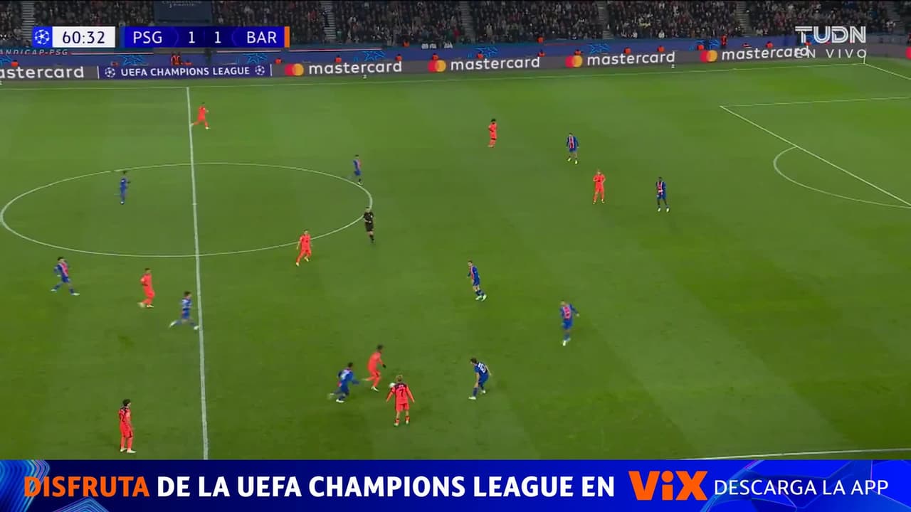 ¡LA TUVO GAVI! El canterano blaugrana estuvo a punto de firmar la remontada en el primer balón que tocó