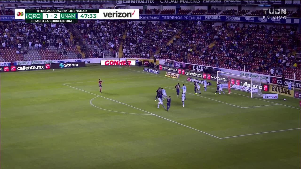 ¡GOOOL! Diogo anota para Pumas UNAM.