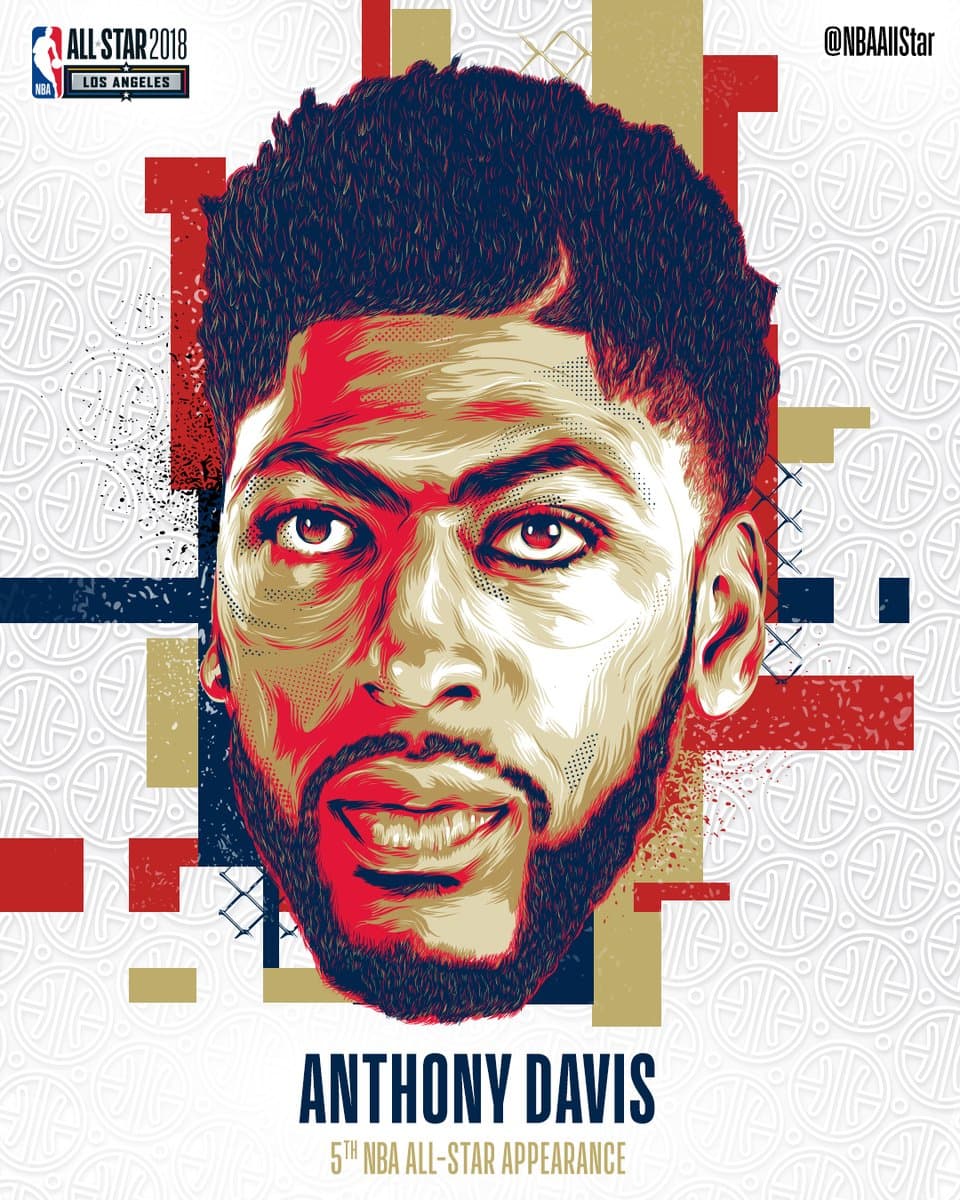 Conferencia del Oeste: 4 - Anthony Davis (1,088,230 votos de los fans)