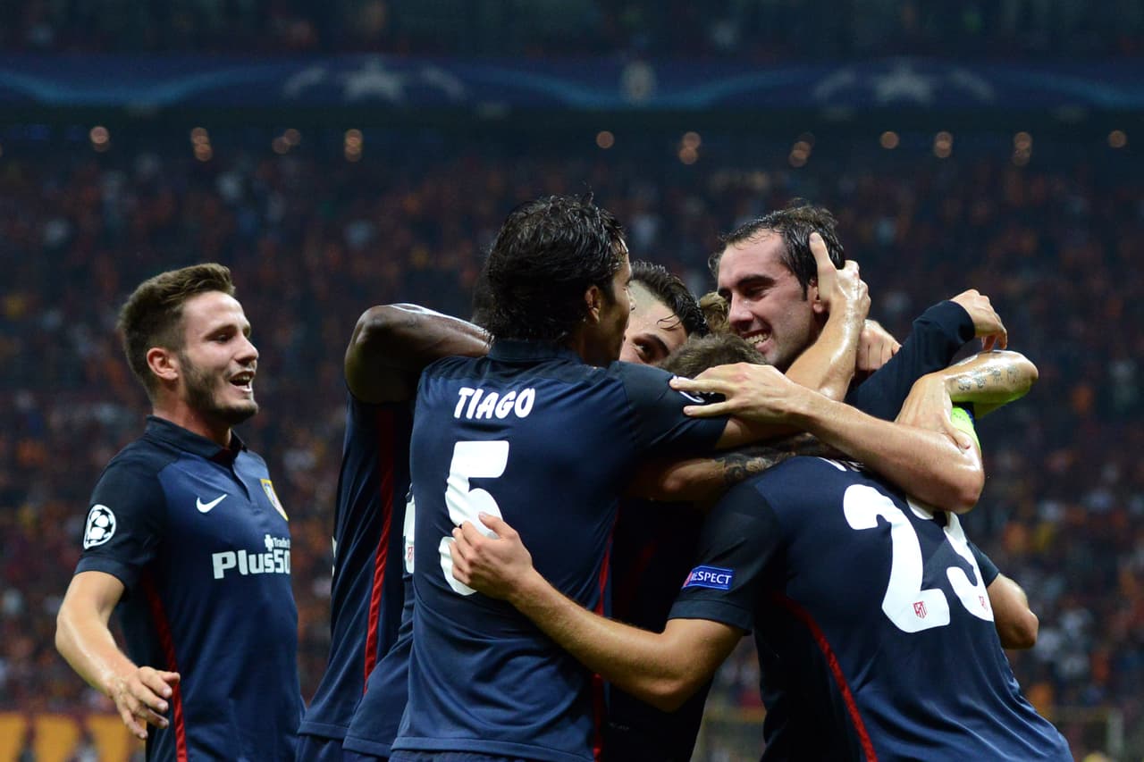 Triunfo claro del Atlético en el arranque de la Champions League.