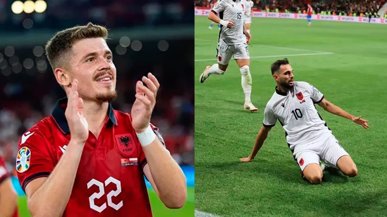 Estas son las playeras de local y visitante que utilizará la selección de Albania en la UEFA Euro 2024.