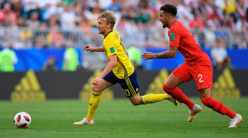 Tras 65 minutos de juego, Forsberg fue sustituido por Martin Olsson y salió en medio de una actuación tan discreta como la de su selección en los cuartos de final en Rusia 2018.