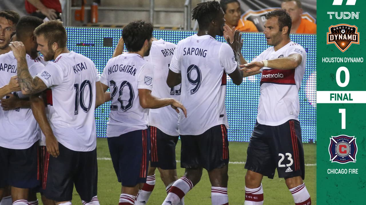 Un pase mágico de Nicolás Gaitán revive al Chicago Fire en casa de Houston Dynamo