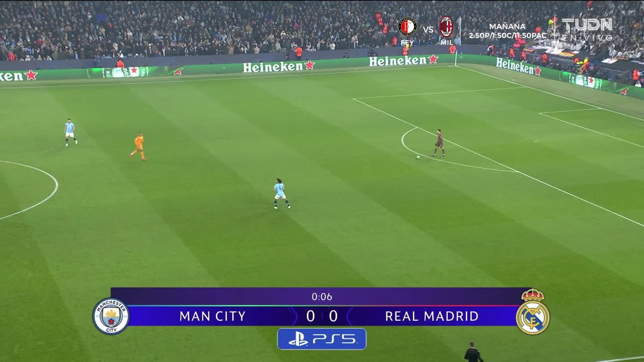 ¡Arranca la transmisión del Real Madrid vs. Manchester City! En directo, aquí