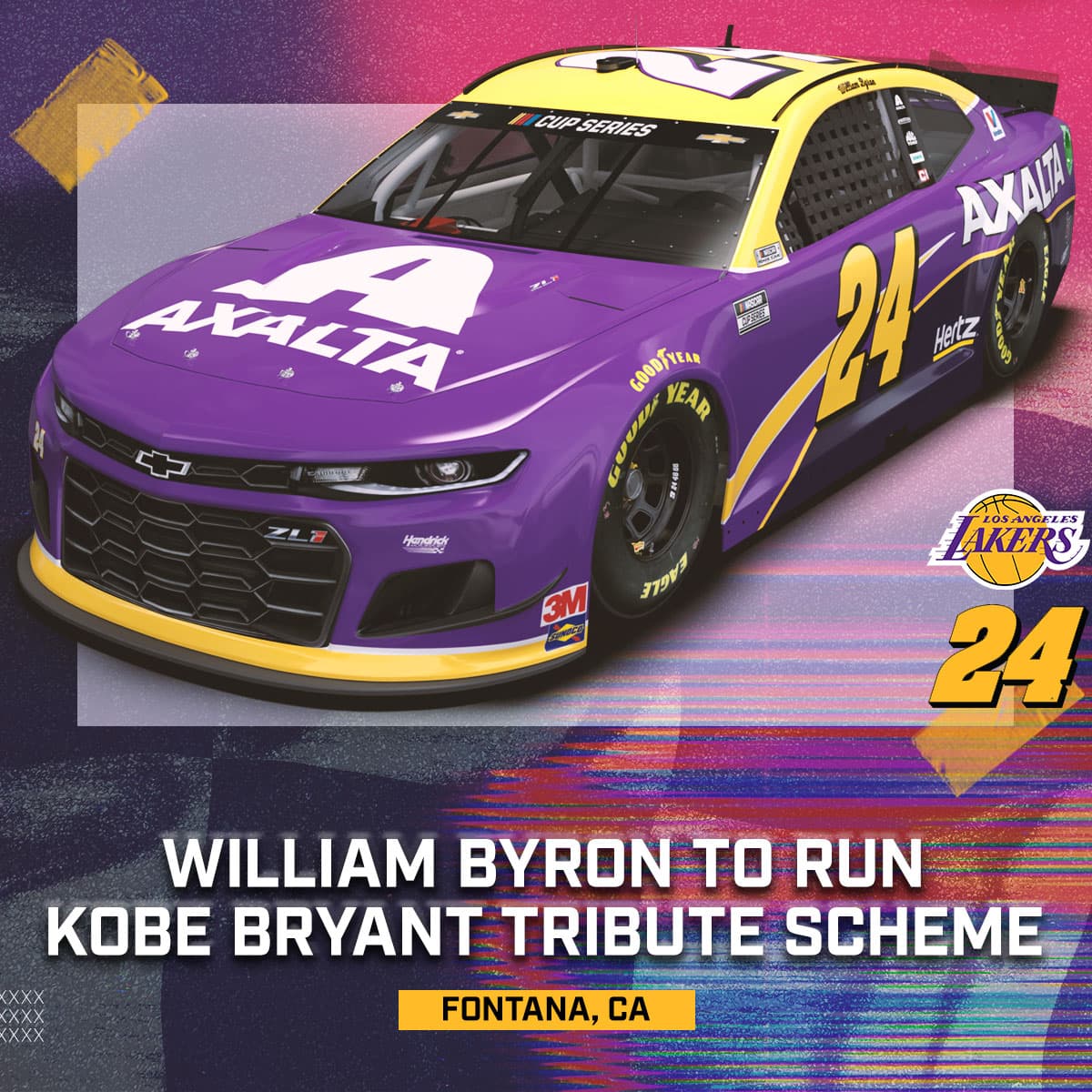 Daniel Suárez, piloto mexicano de la NASCAR, usara botas y guantes para rendir homenaje a Kobe Bryant.