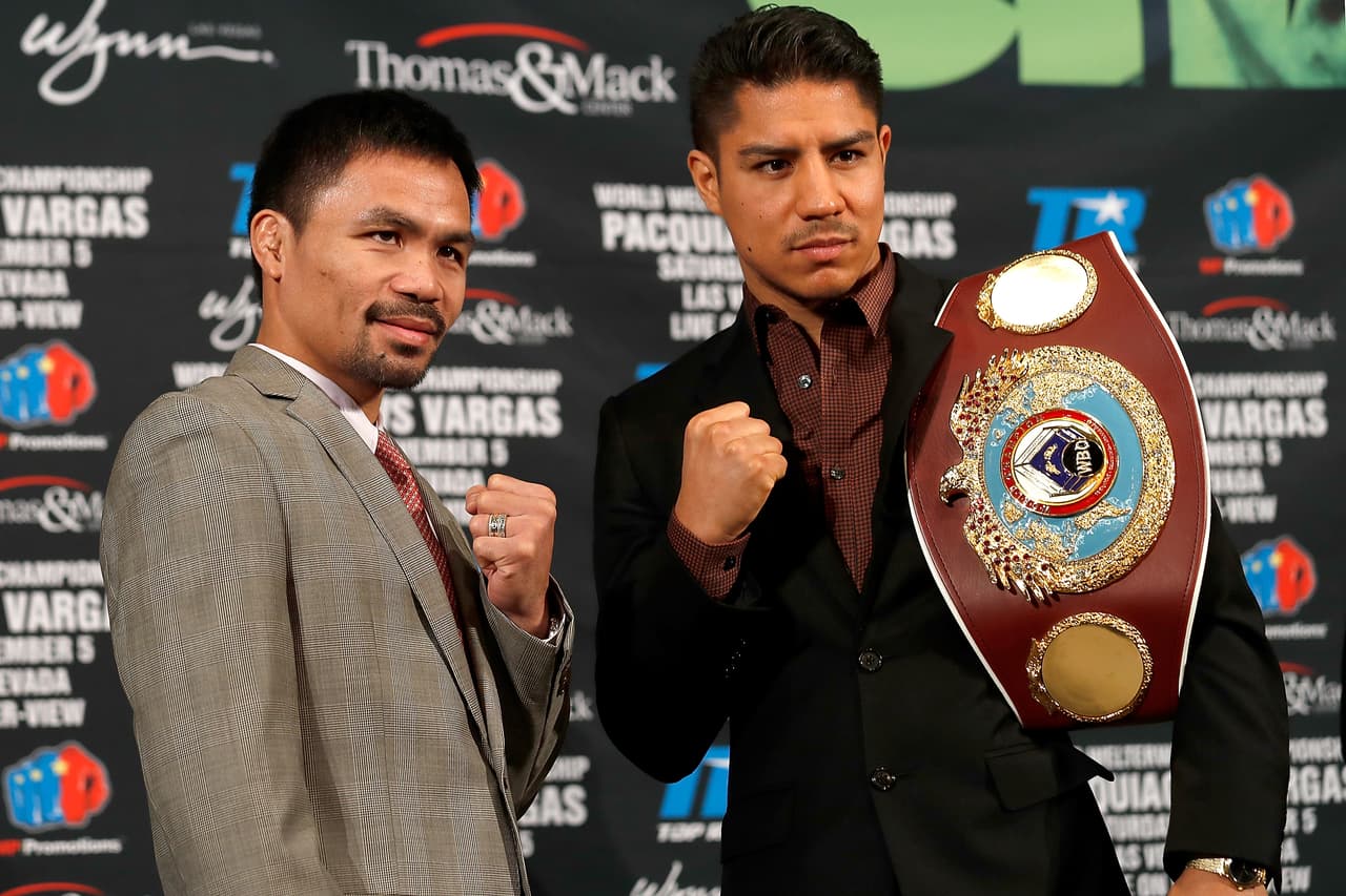 Designan a jueces de la pelea entre Pacquiao y Vargas