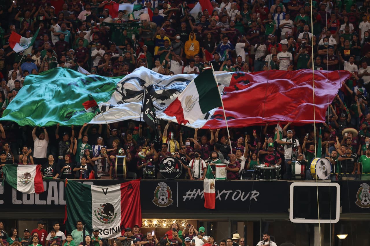 La afición 'azteca' se quedó con las ganas de gritar gol.