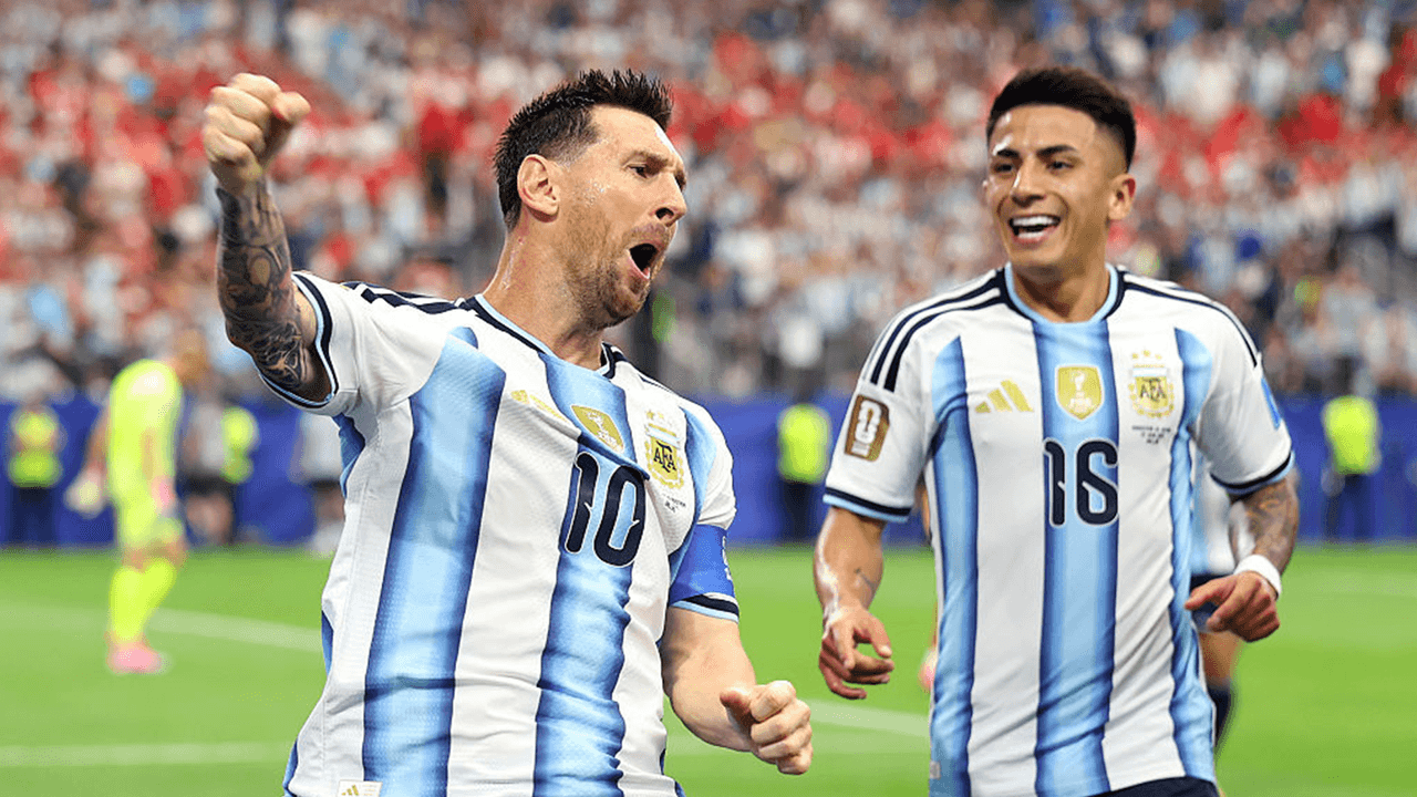Messi reacciona a doblete histórico con Argentina en el Mundial 2026
