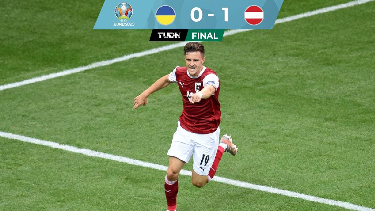 Austria derrotó a una apática Ucrania y se metió a Octavos de Final