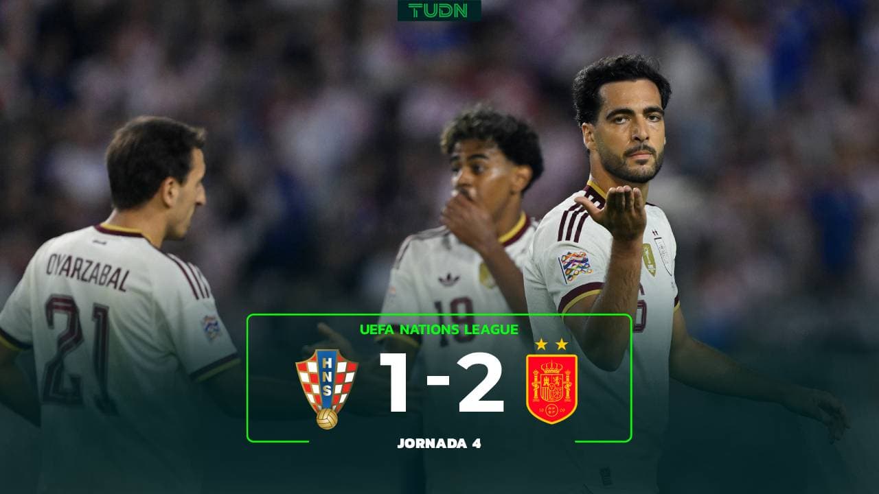 Croacia vs. España: Goles, resultado y resumen del partido de UEFA Nations League 2026-2027