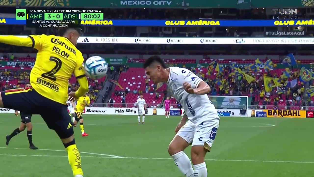 ¿Era o no penal? La polémica 'mano' en el área que el árbitro no sanciona en el América vs. San Luis