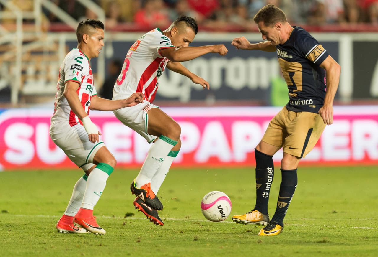 Pumas tuvo un mejor rendimiento y dominó gran parte del encuentro pero al final no lograron pasar del empate sin goles ante el Necaxa.