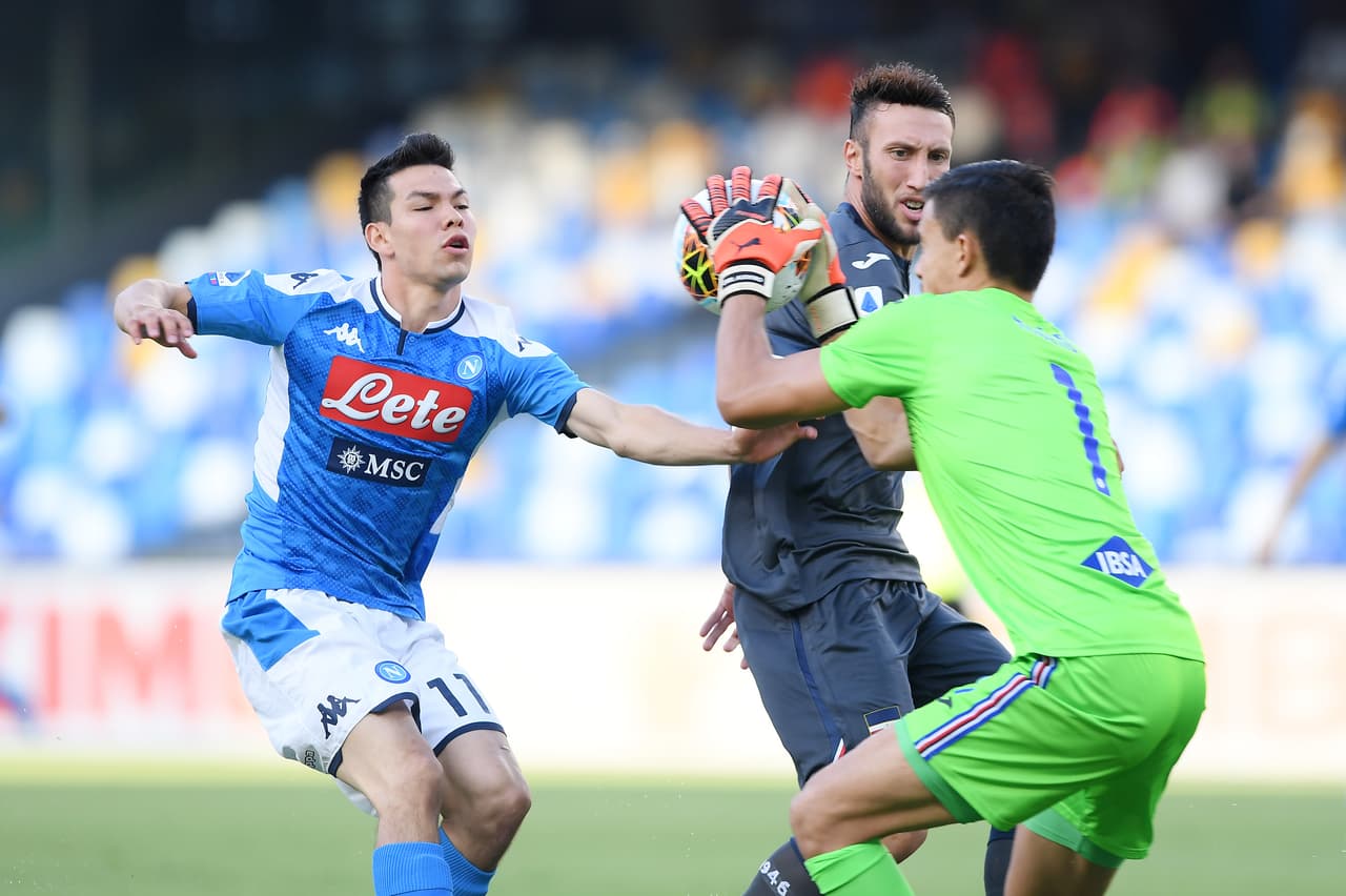 Durante los primeros diez minutos del encuentro, le dieron juego a Hirving Lozano en varias ocasiones para conseguir oportunidades de ataque.