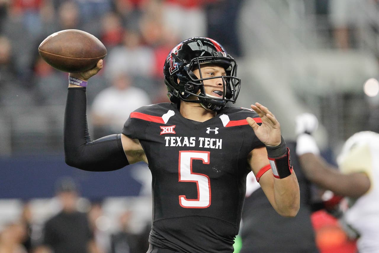 Mahomes fue el primer mariscal de campo titular del Super Bowl de una universidad en Texas (Texas Tech).