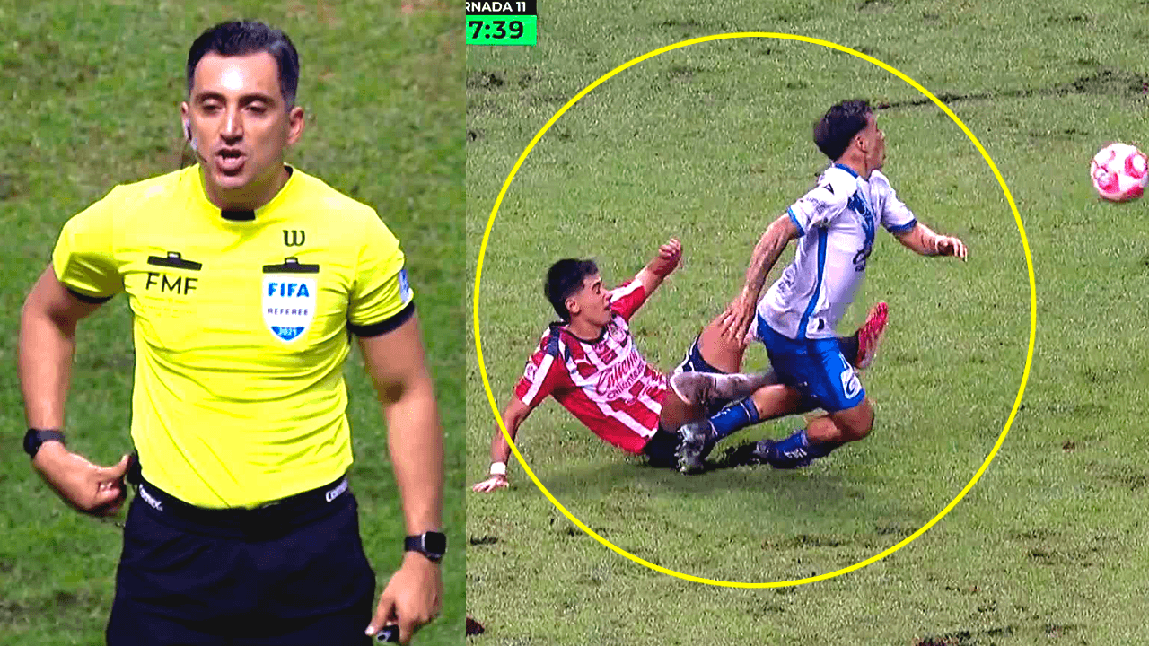 ¡Le perdonan la roja a Santiago Sandoval de Chivas y se desata la polémica en Puebla!