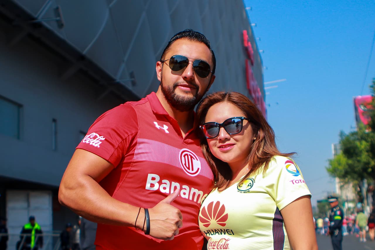 La alegría y el color de los hinchas de Toluca y América se tomaron el estadio Nemesio Diez en medio de la fiesta de la Jornada 15 del Clausura 2019 en la Liga MX, en medio de la celebración del Mes del Niño.