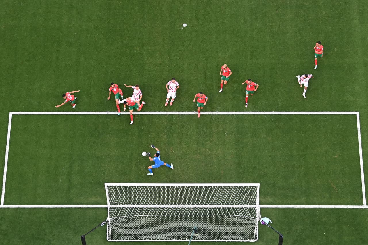 Marruecos y Croacia quedaron a deber los goles en su primer partido en el Mundial Qatar 2022 disputado en el Estadio Al Bayt.