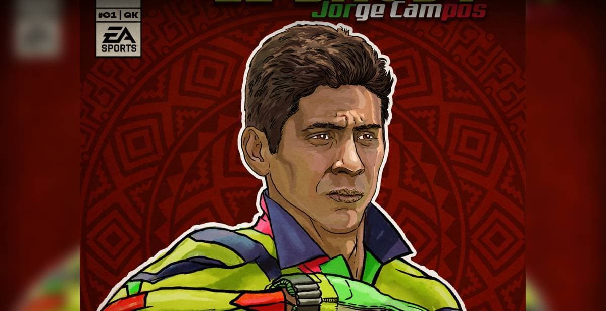 Jorge Campos, superhéroe y representante de la Liga MX en FIFA 22