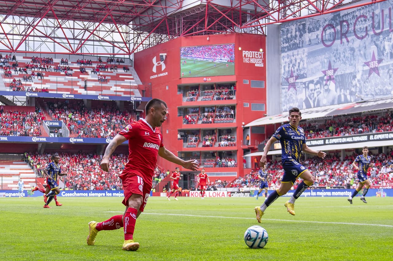 Toluca se luce en casa y consigue hilar su cuarto triunfo consecutivo tras su victoria ante Atlético de San Luis en el Estadio Nemesio Díez en la jornada 9 del torneo Clausura 2023.