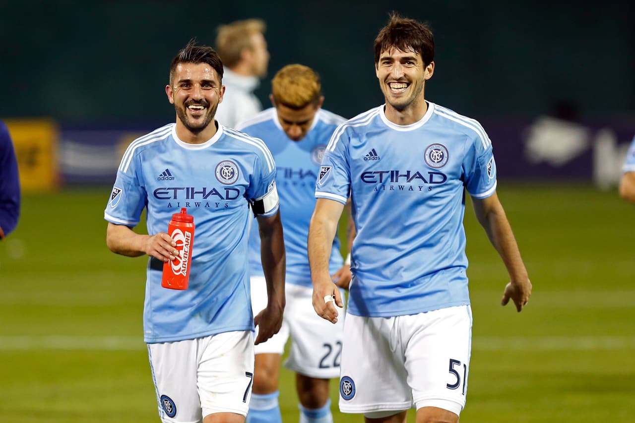 David Villa y Andoni Iraola fueron dos de los puntales de NYCFC en 2016.