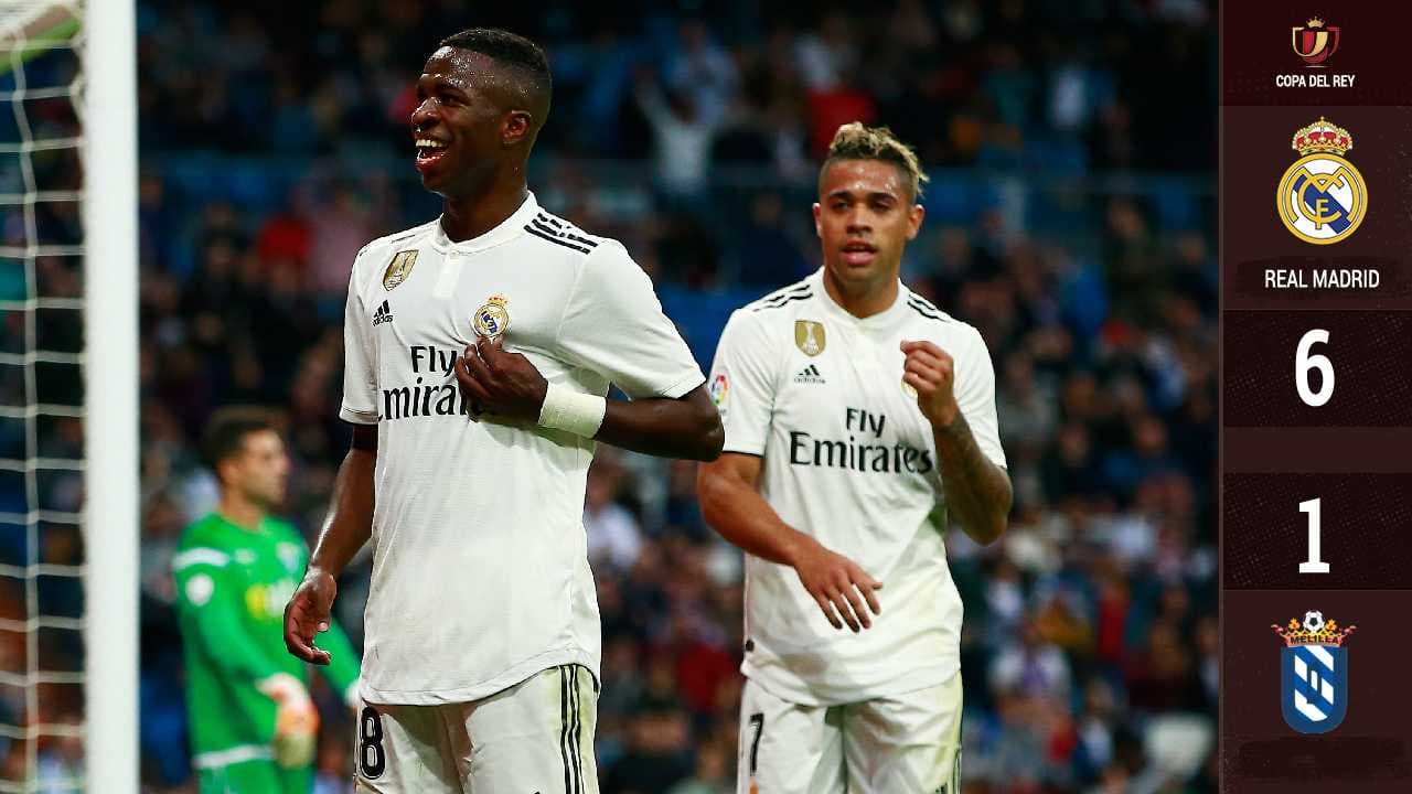 Real Madrid camina sin problemas a Octavos de Final de la Copa del Rey