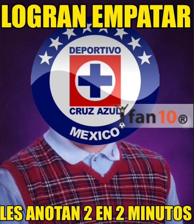 Los memes se ensañaron con el Cruz Azul