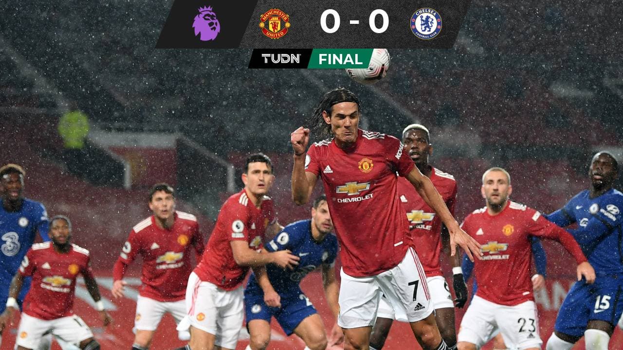 El United debutó a Cavani y empataron con Chelsea