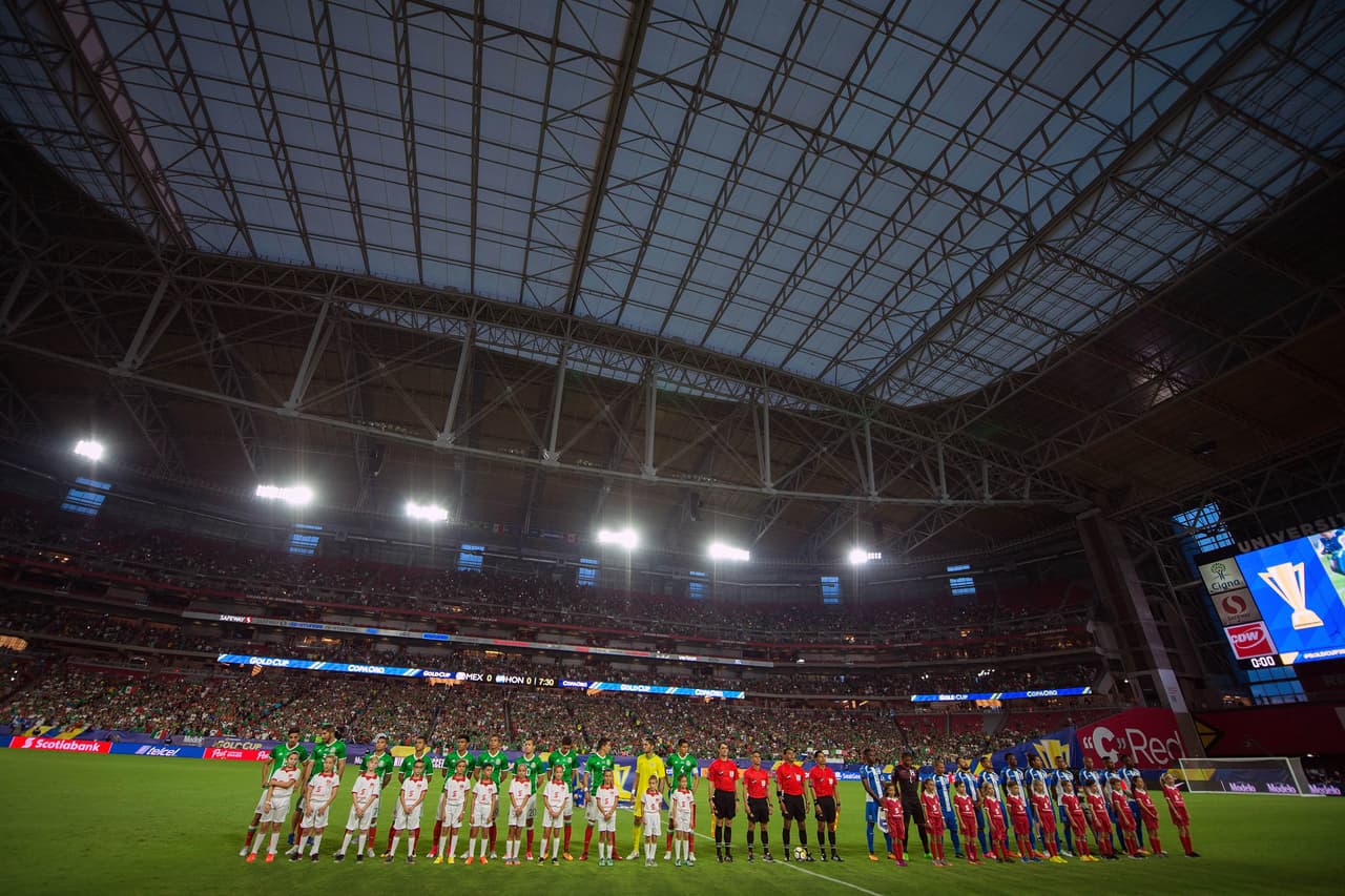 El Estadio de la Universidad de Phoenix fue el escenario de este partido de cuartos de final.