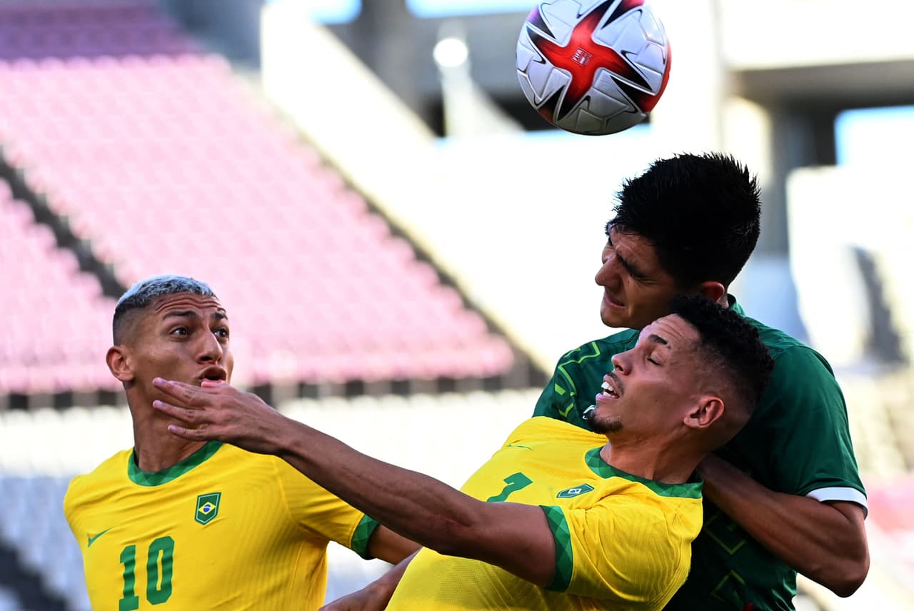 México vs. Brasil, Semifinal Juegos Olímpicos Tokyo 2020, futbol varonil.