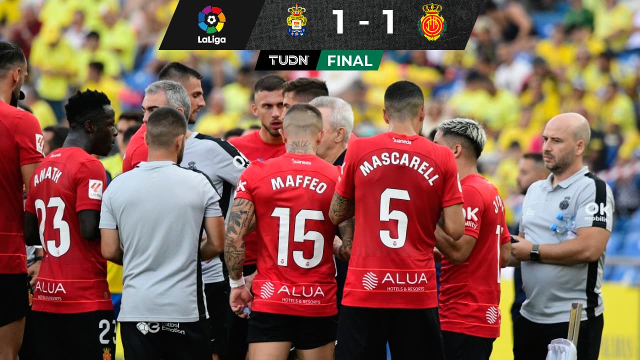 Aguirre protagoniza discusión en el empate entre Mallorca y Las Palmas