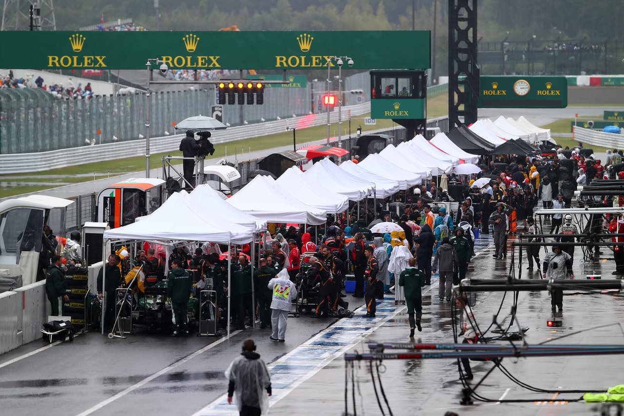 Si no se puede calificar, la F1 ya tiene parrilla para el GP de Japón